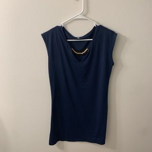 Navy blue dress